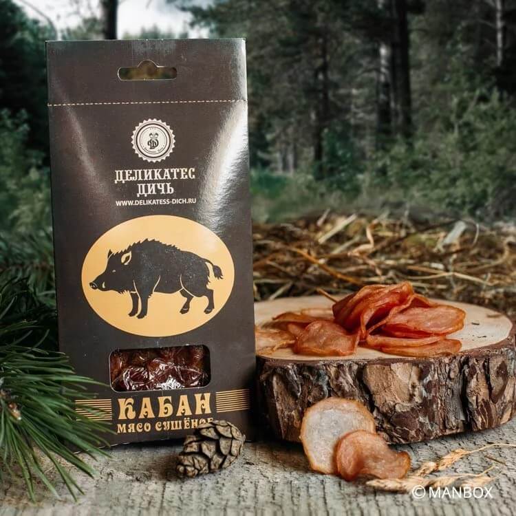 Сушеное мясо кабана